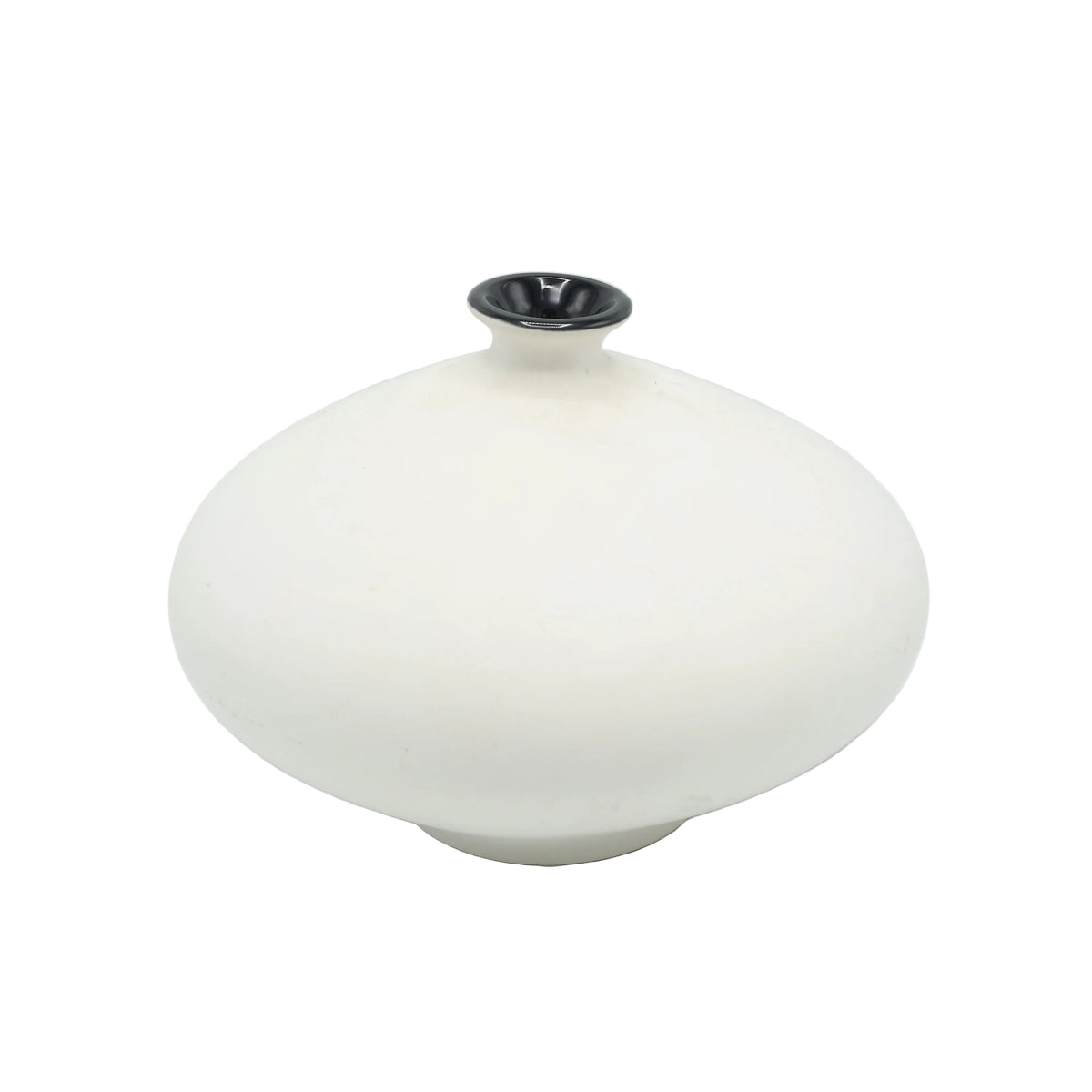 Decorative Porcelain Round Flower Vase at Zubaidas Homestore - The Largest Collection of Decor in Pakistan