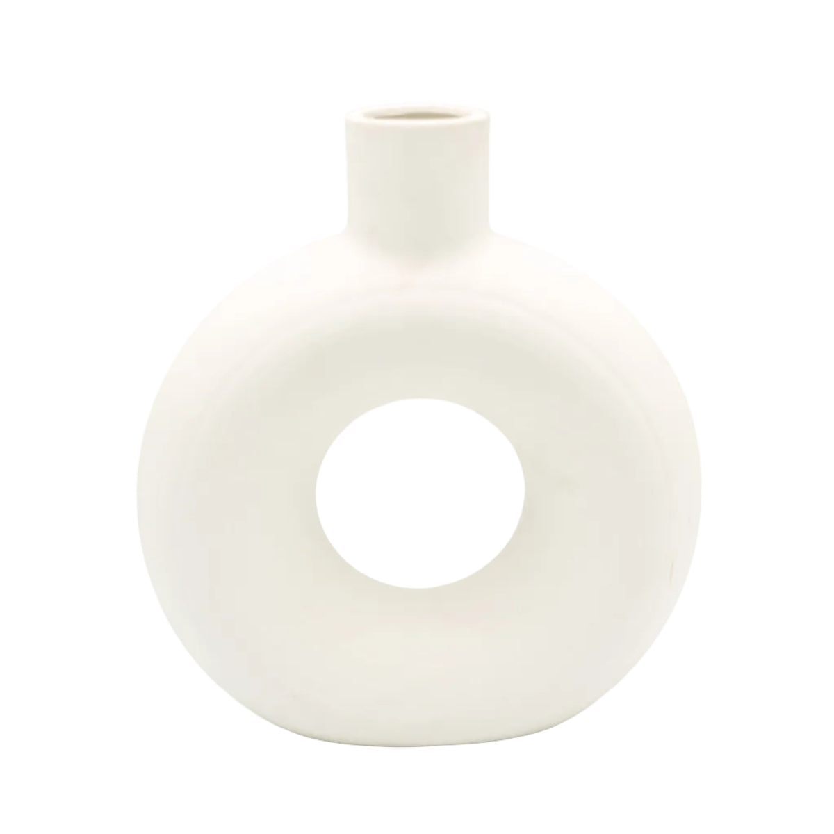Donut Ceramic Decorative Vase at Zubaidas Homestore Pakistan