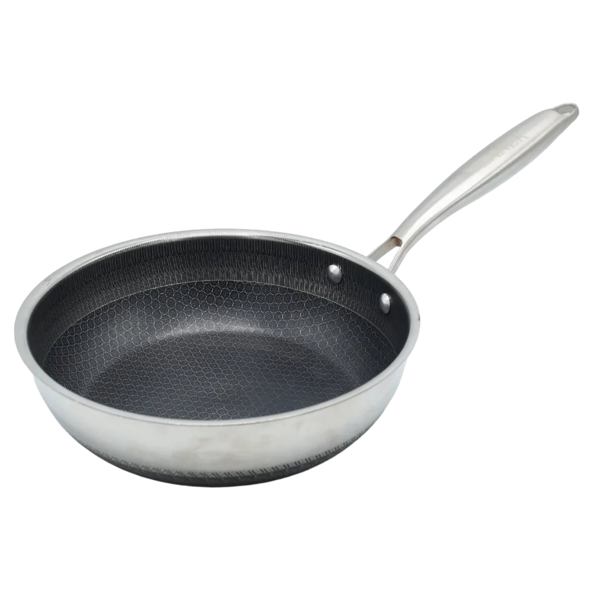 Flanek Stainless Steel Honeycomb Pattern Deep Fry Pan 26cm at Zubaidas Homestore Pakistan