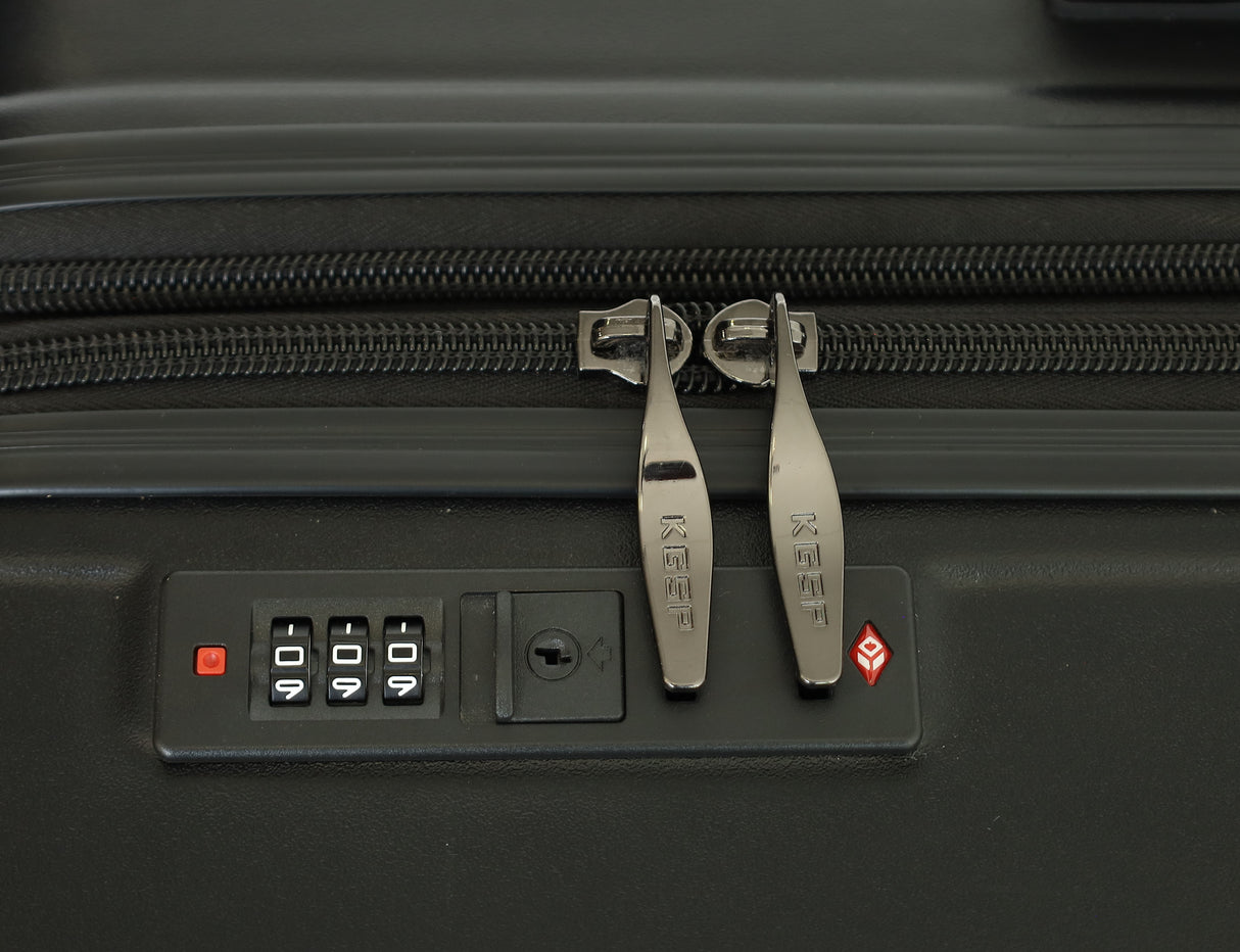 FLO Canada Hard Trolley Luggage Black 71 cm at Zubaidas Number 1 Home Shop in Pakistan