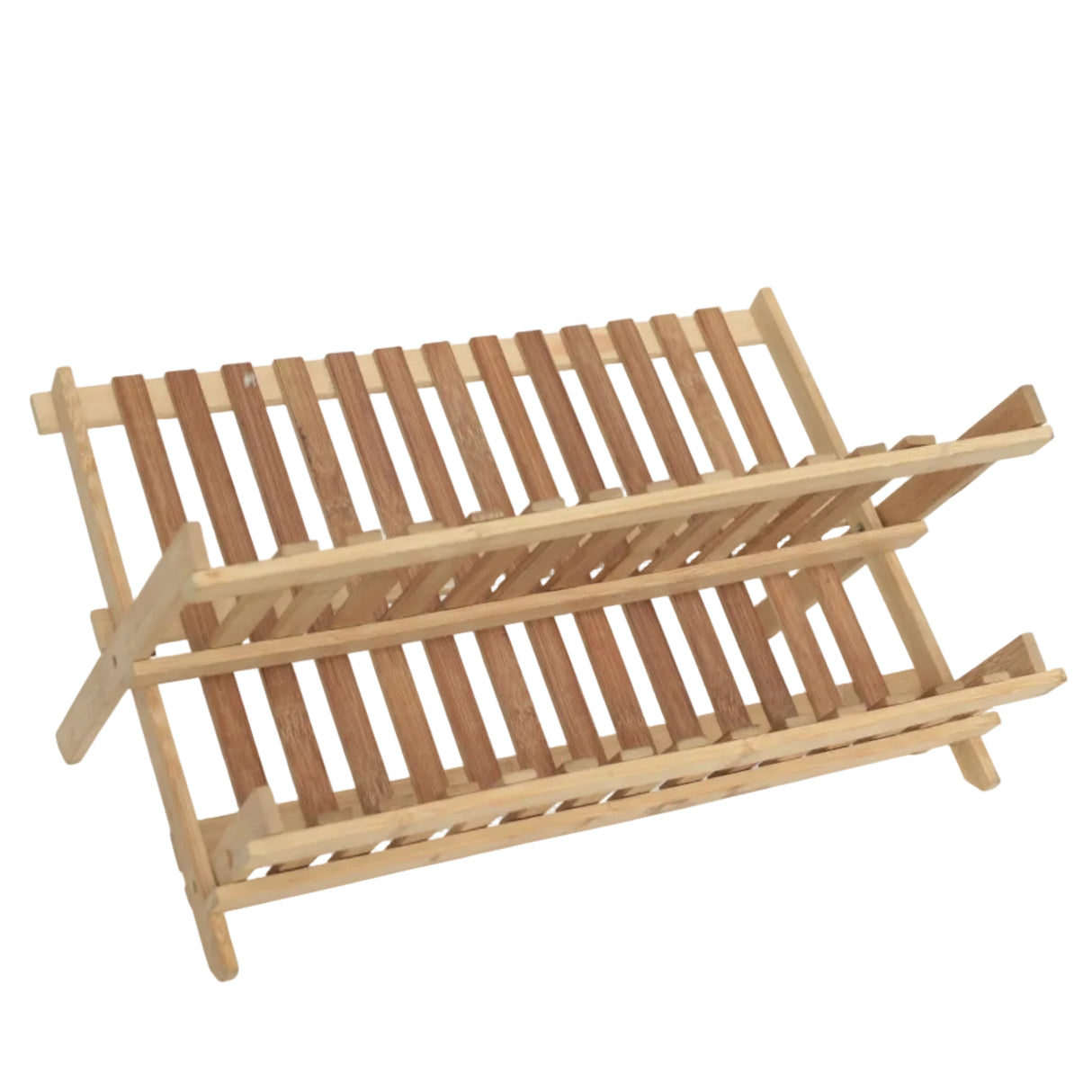 Foldable Bamboo Dish Drying Rack at Zubaidas Homestore Pakistan