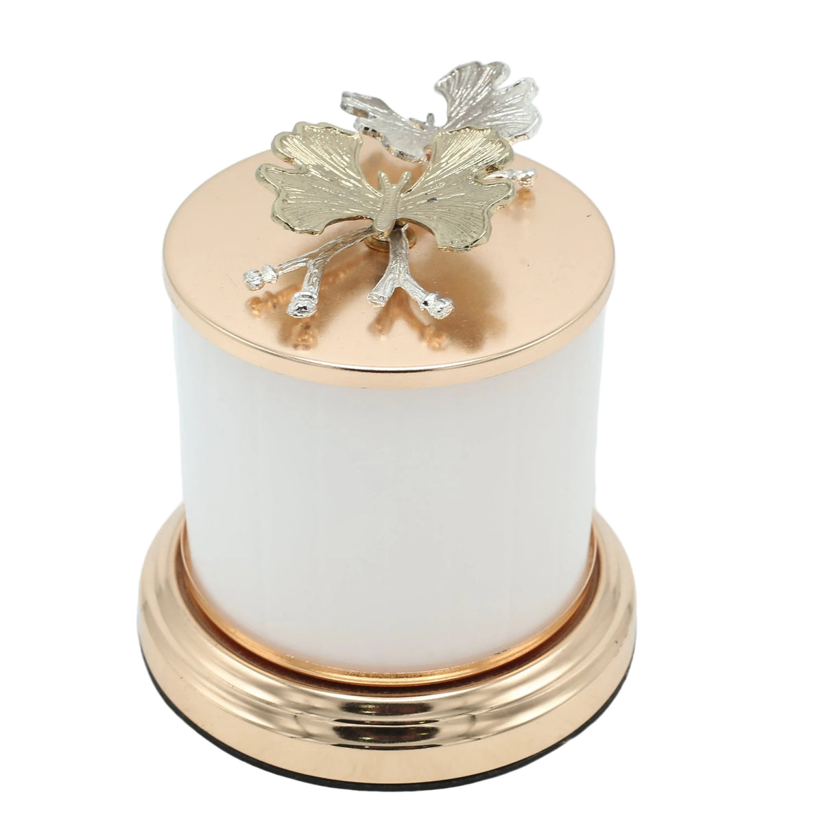 Glass Candy Jar with Golden Butterfly Lid at Zubaidas Homestore - The Largest Collection of Decorative Jars In Pakistan
