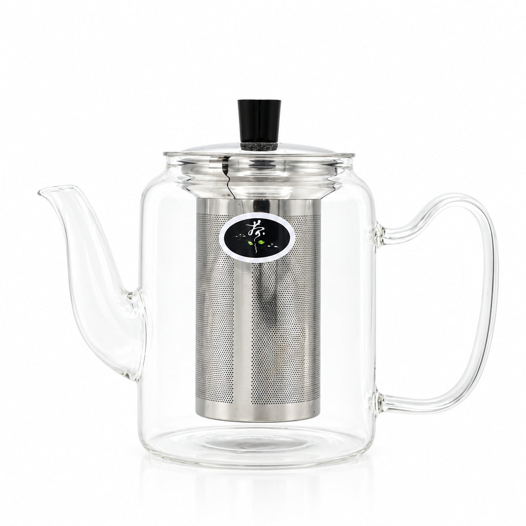 Glass Teapot with Stainless Steel Infuser 600ml at Zubaidas Homestore Pakistan