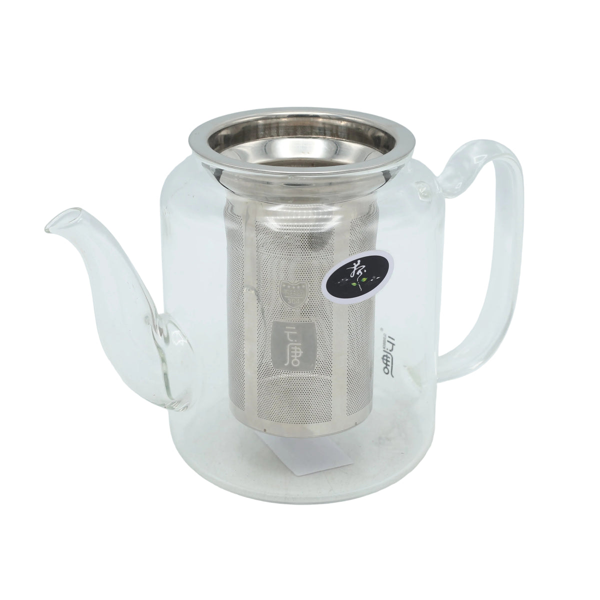 Glass Teapot with Stainless Steel Infuser 800ml at Zubaidas Homestore Pakistan