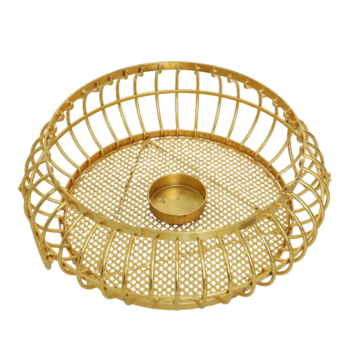 Golden Ceramic and Stainless Steel Caged Chafing Dish 2ltr Zubaidas No#1 Homestore in Pakistan