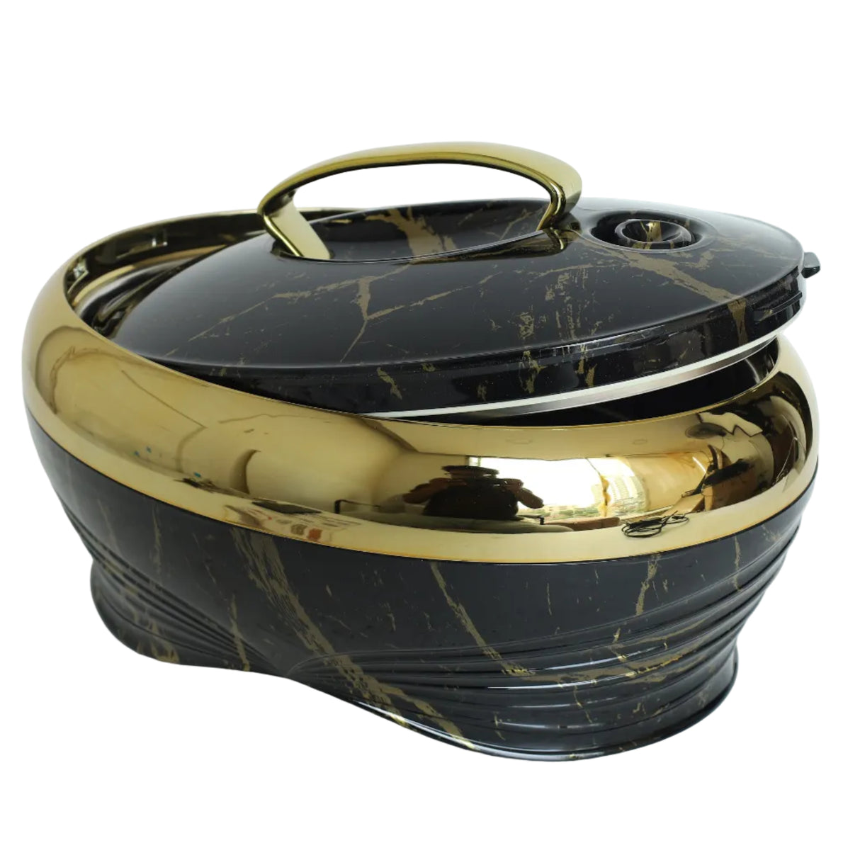 Golden Fire 5L Insulated Food Warmer Black and Gold Finish at Zubaidas Homestore Best for Home Shopping