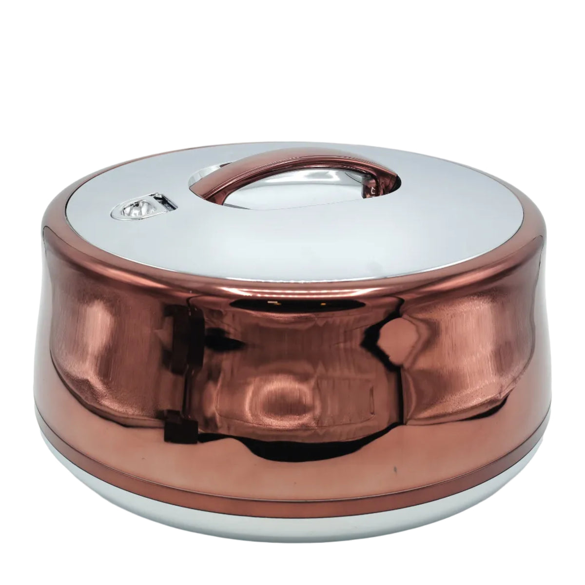 Golden Fire Insulated Hotpot 6 Liter Rose Gold and Silver at Zubaidas Homestore. The Largest Home Shop in Pakistan