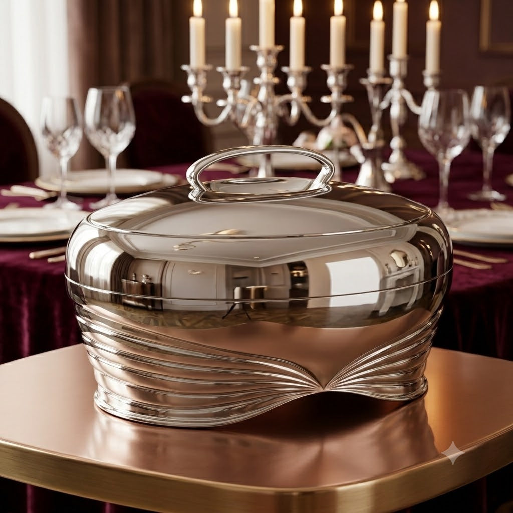 Golden Fire Insulated Silver Hotpot 5.0 Liter at Zubaidas Homestore Pakistan