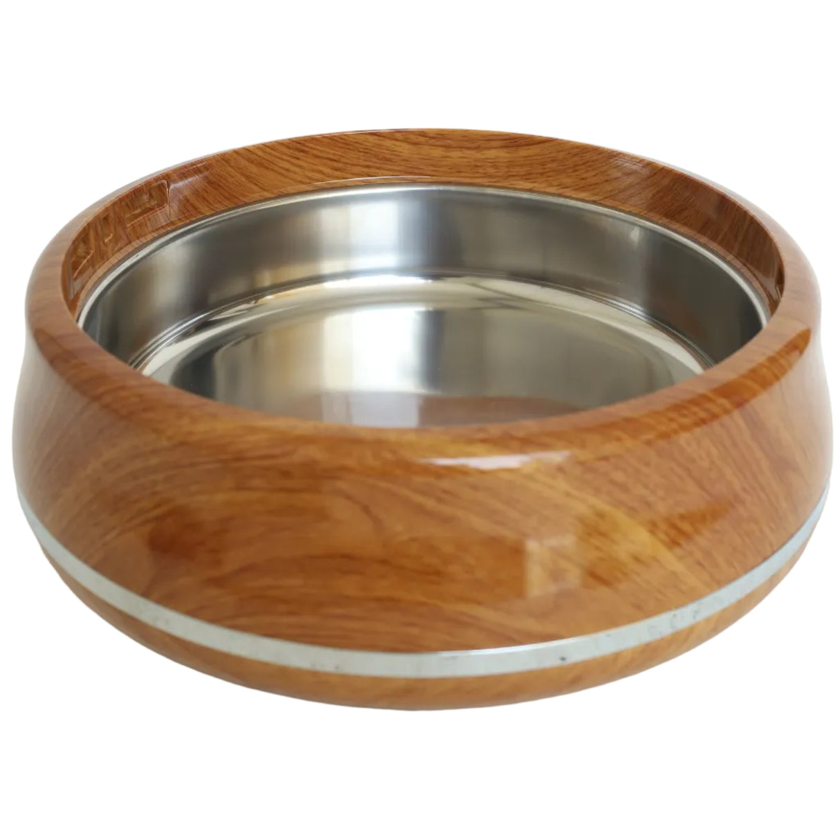 Golden Fire Oval Insulated Wood and Silver Hotpot 4LTR at Zubaidas Homestore Online Pakistan