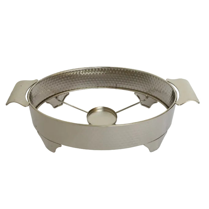 Hammered Oval Casserole With Candle Stand 36.8cm at Zubaidas Homestore Online Pakistan