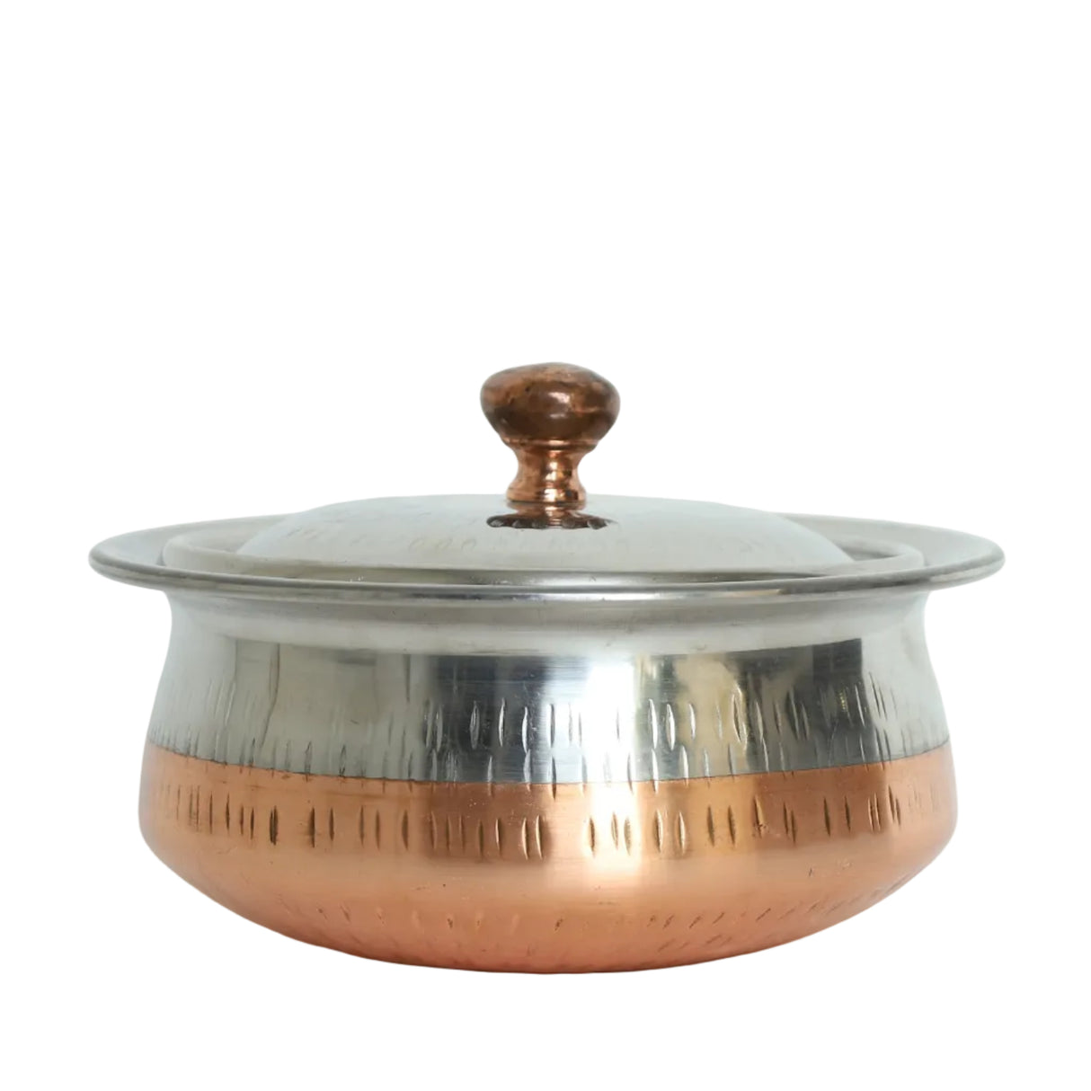 Hammered Stainless Steel Karahi at Zubaidas Homestore Online Pakistan
