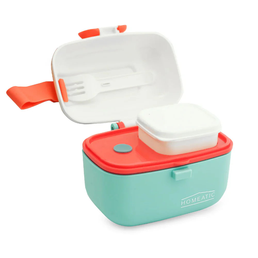 Homeatic Kids Snack Container Blue 450 ml Lunch Box at Zubaidas Homestore Pakistan