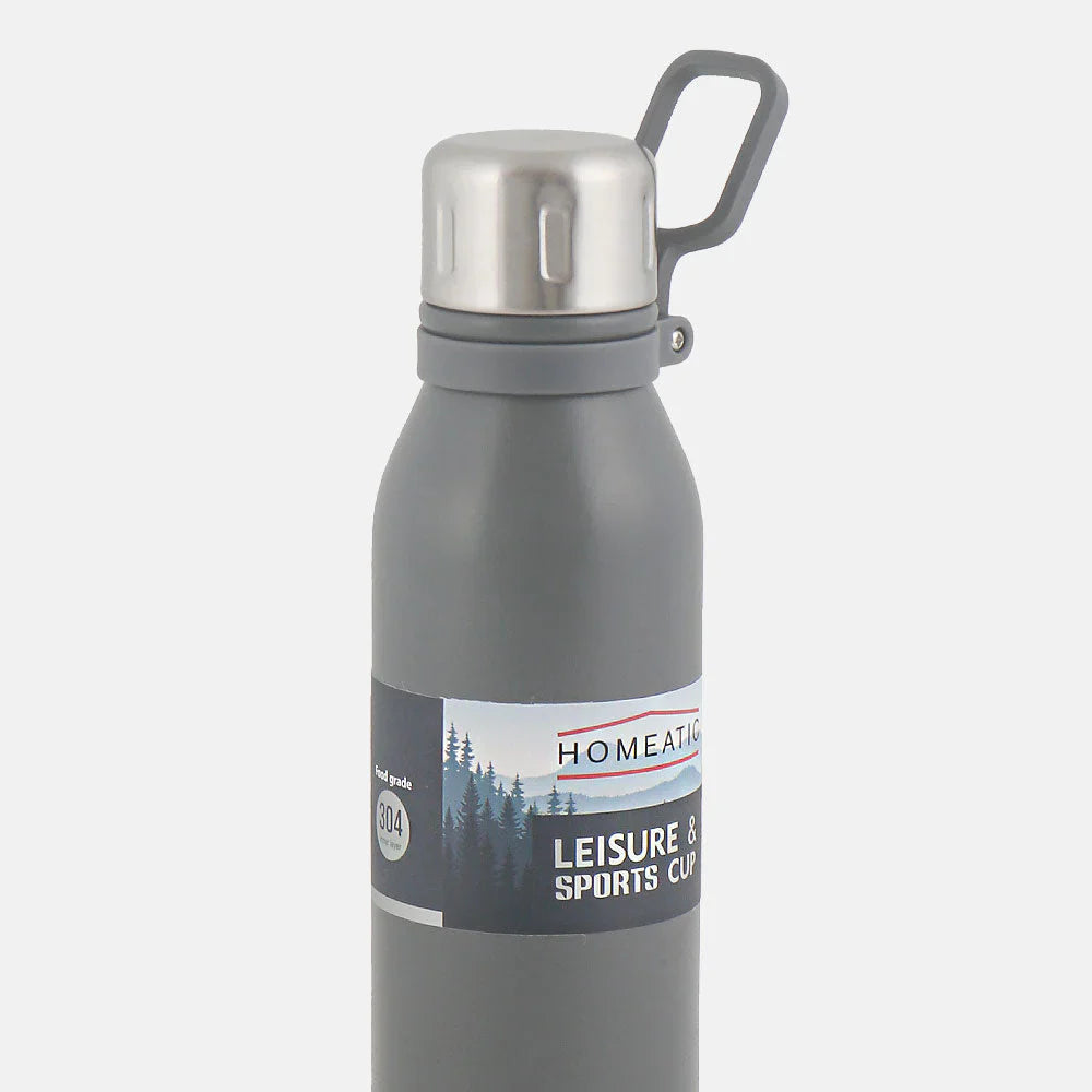 Homeatic Leisure and Sports Vacuum Flask 700ML Grey Steel Water Bottle at Zubaidas Homestore Pakistan