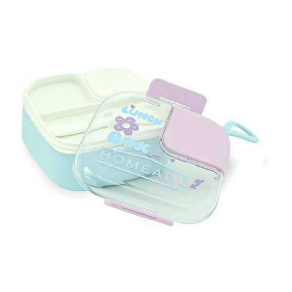 Homeatic Plastic Lunch Box 750ML-600ML Blue at Zubaidas Homestore Pakistan