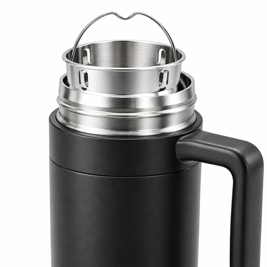 Homeatic Stainless Steel Coffee Mug Black 500ml at Zubaidas Homestore Pakistan