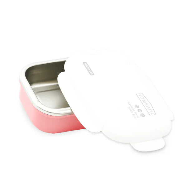 Homeatic Stainless Steel Lunch Box 650ml Pink HMT-003 at Zubaidas Homestore Pakistan