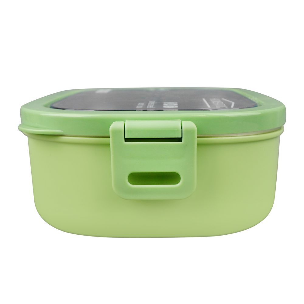 Homeatic Stainless Steel Lunch Box with Spoon 1300ml Green at Zubaidas Best Homestore in Pakistan