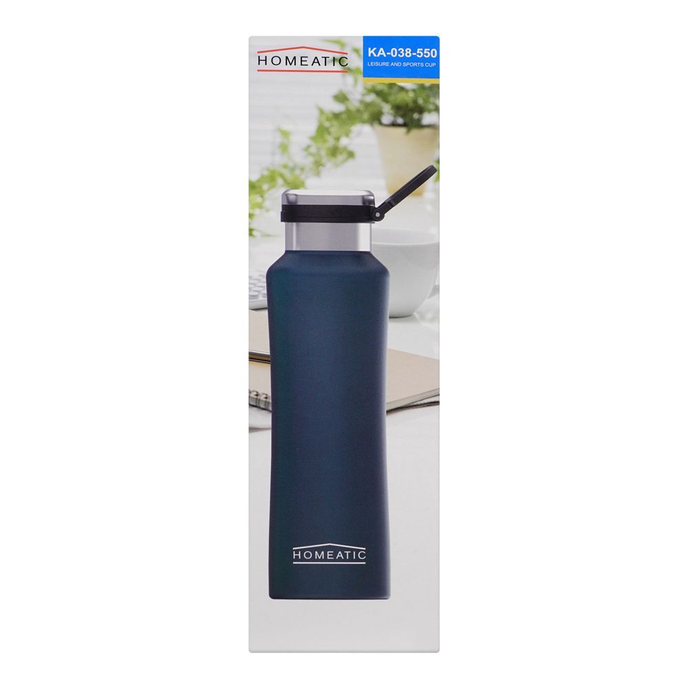 Homeatic Steel Water Bottle Green 550ml HKA-038 Zubaidas Best Homestore in Pakistan