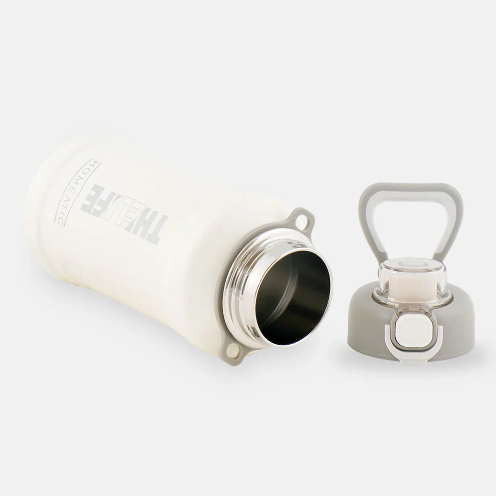 Homeatic The Life Vacuum Flask 1000ML White Steel Water Bottle at Zubaidas Best Online Homestore in Pakistan