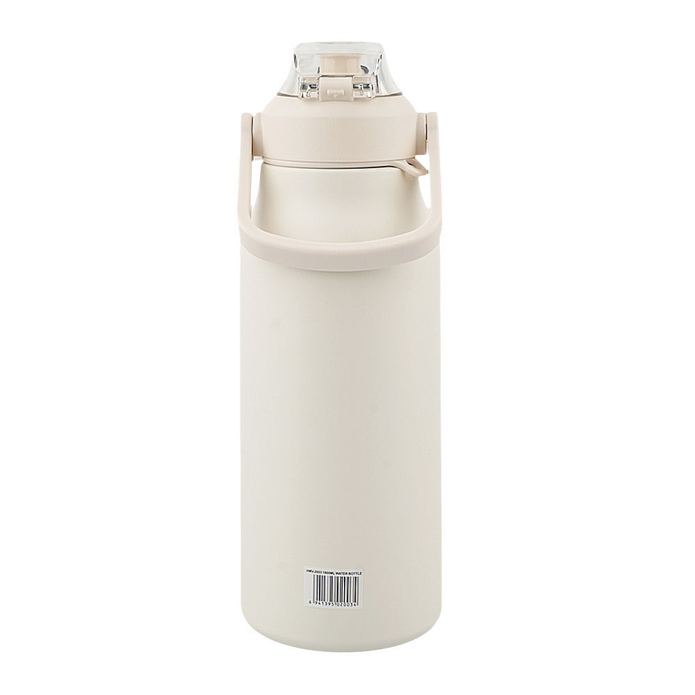 Homeatic Vaccum Flask- White Steel Water Bottle 1800ML at Zubaidas Homestore Pakistan