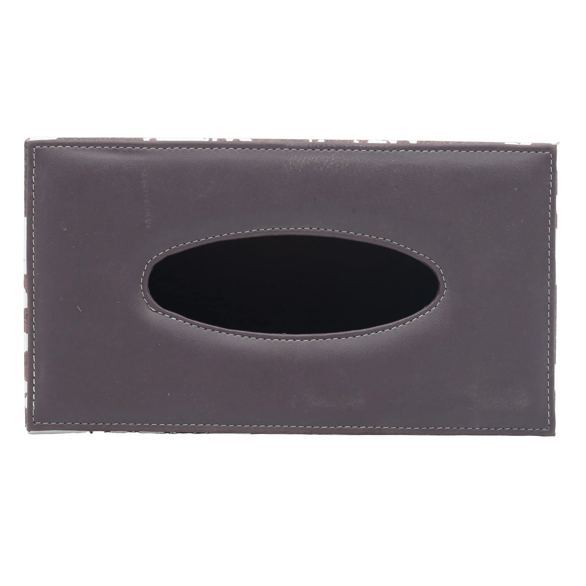 Homey Cowhide Print Leather Tissue Box at Zubaidas Homestore. Most Trusted Homestore in Pakistan