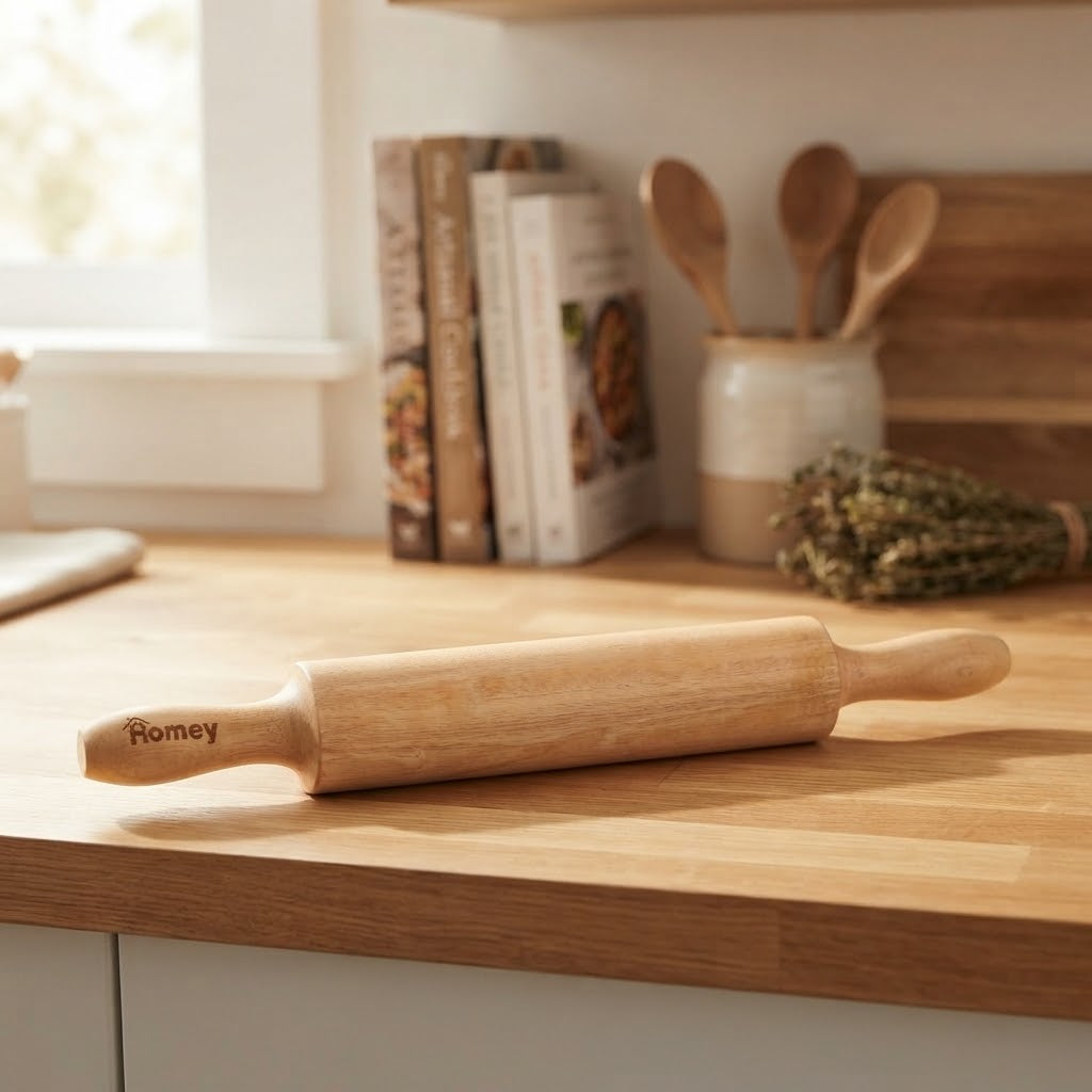 Homey Wooden Rolling Pin at Zubaidas Homestore