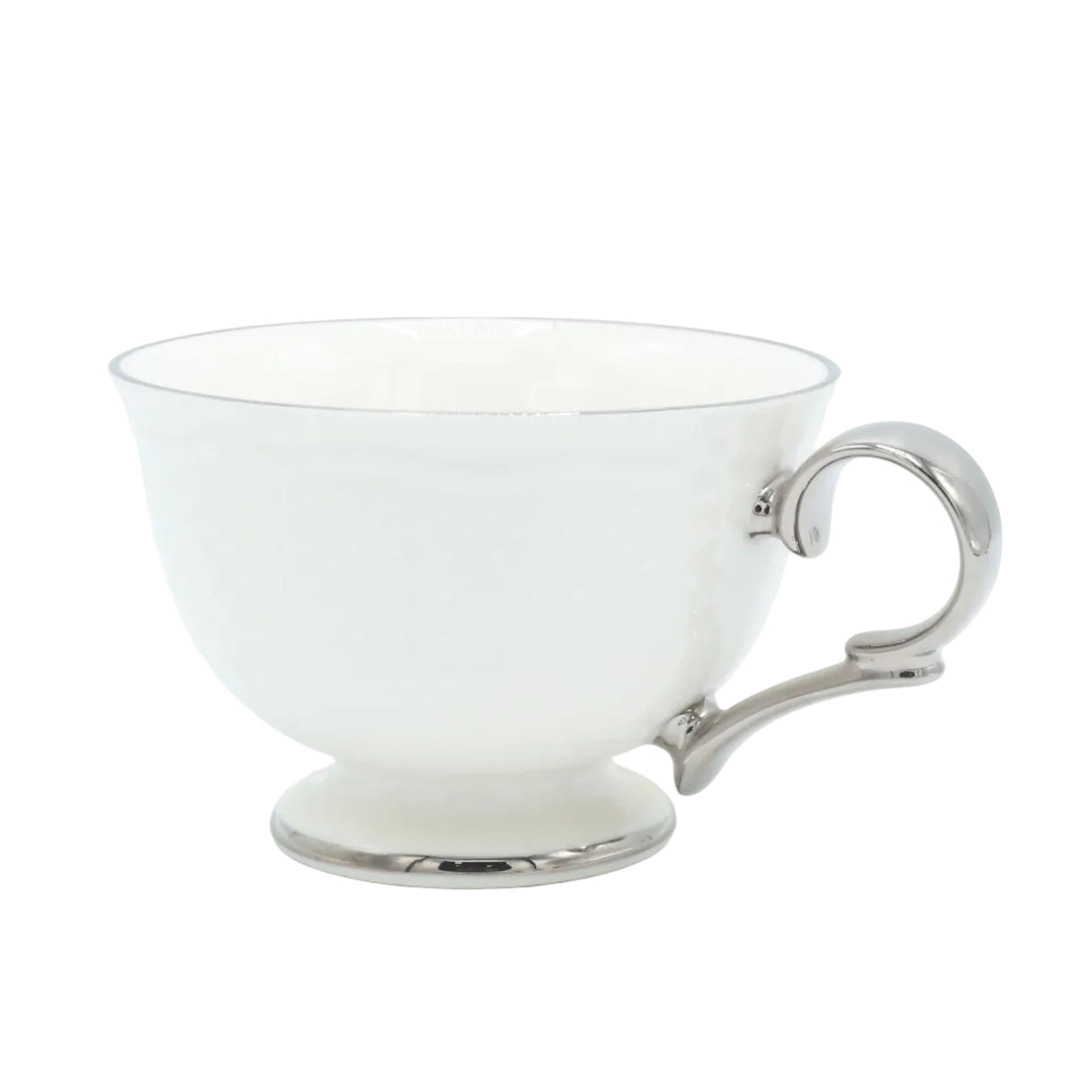 Imperial Bone China Dinner Set 61 Pieces with Silver Trim at Zubaidas Homestore. Best Online Homestore in Pakistan