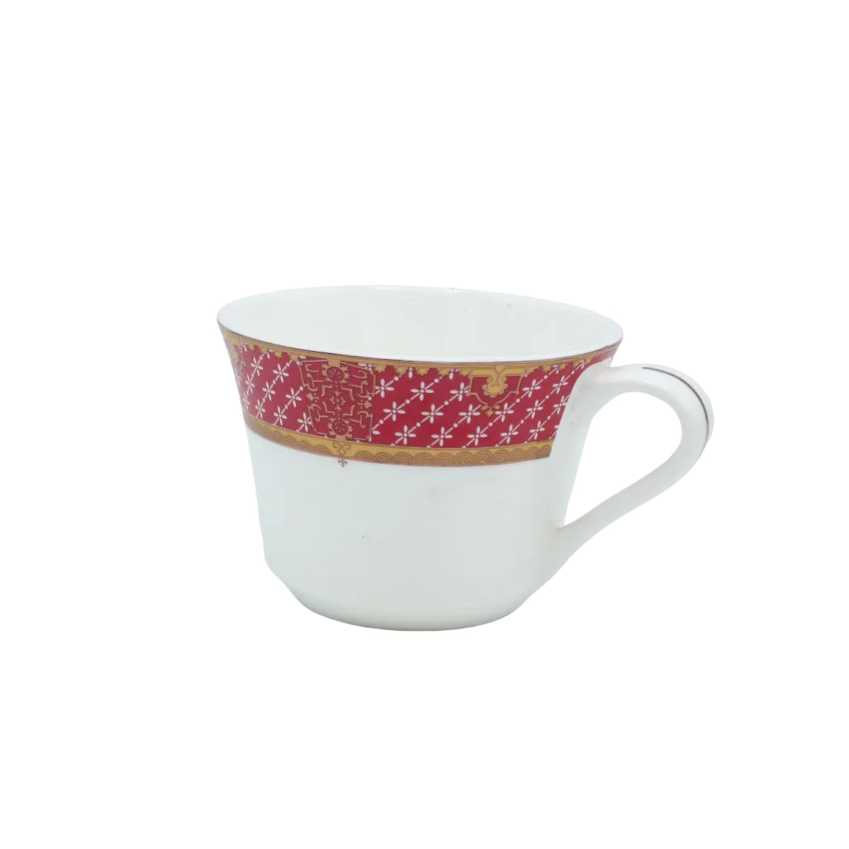 John Wood Red and Gold Patterned Dinner Set 61 Pieces at Zubaidas Homestore. #1 Homestore in Pakistan