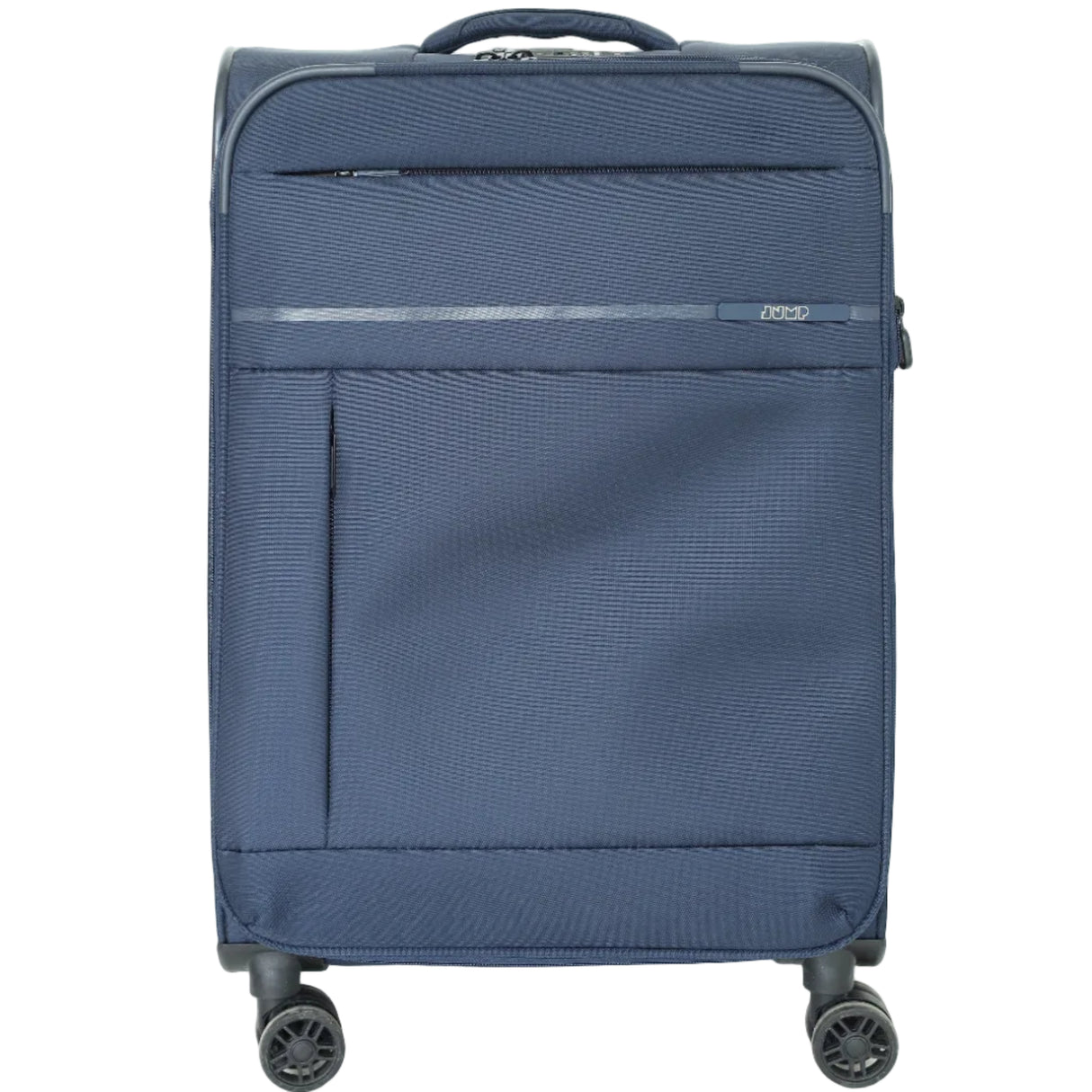 Jump Soft Shell Spinner Trolley Luggage Blue 71 cm at Zubaidas Homestore