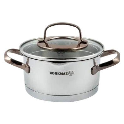 Korkmaz Rosanna Cookware Set 8 Pieces at Zubaidas Homestore - The Biggest Collection of Cookware Sets in Pakistan