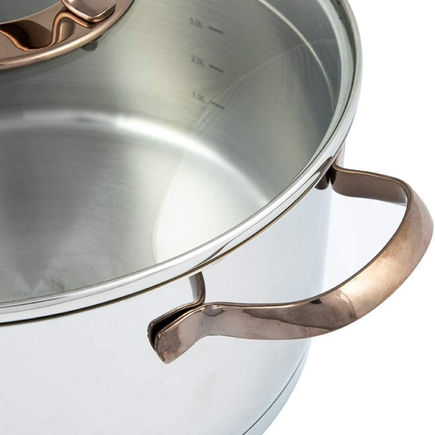 Korkmaz Rosanna Cookware Set 8 Pieces at Zubaidas Homestore - The Largest Collection of Cookware in Pakistan