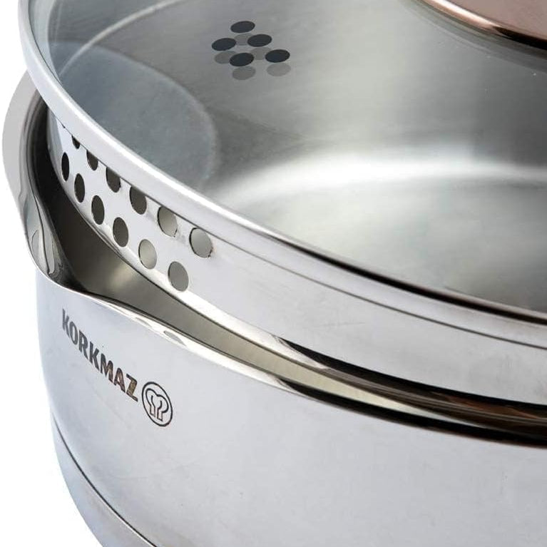 Korkmaz Rosanna Cookware Set 8 Pieces at Zubaidas The Largest Home store in Pakistan