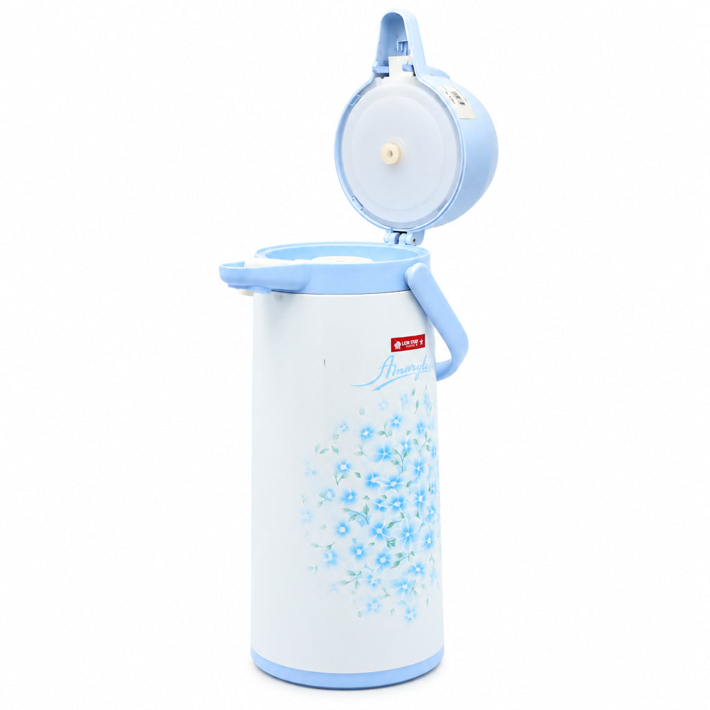 Lion Star Blue Air Pot Thermos 2.5 Liters at Zubaidas Homestore - The Largest Collection Of Insulated Thermoses In Pakistan
