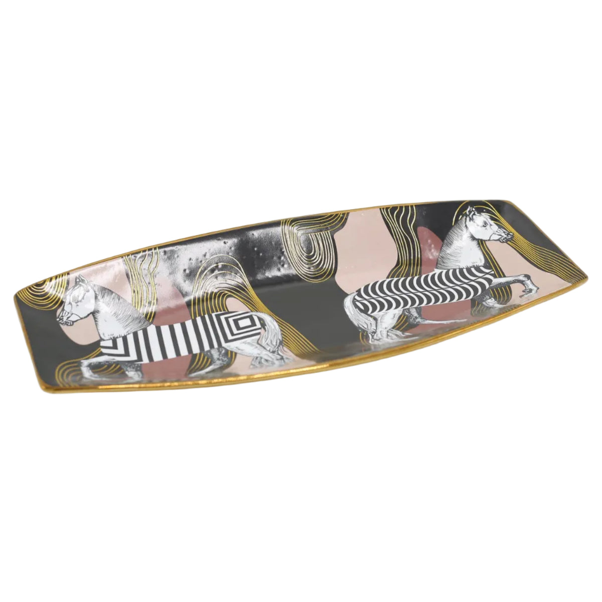 Luxury Art Deco Ceramic Tray at Zubaidas Homestore - The Largest Collection of Decor In Pakistan