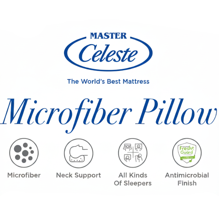 Master Celeste Microfiber Pillow at Zubaidas Homestore Pakistan