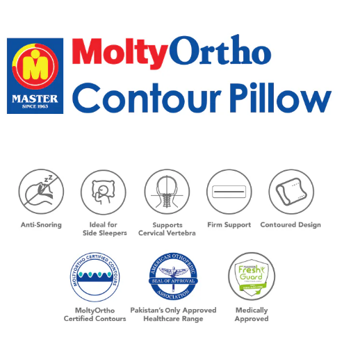 Master Contour Pillow at Zubaidas Homestore Pakistan