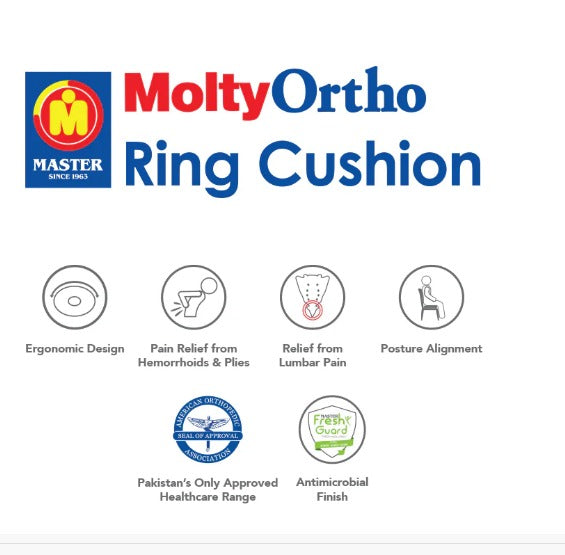 Master Ring Cushion Black at Zubaidas Homestore Pakistan
