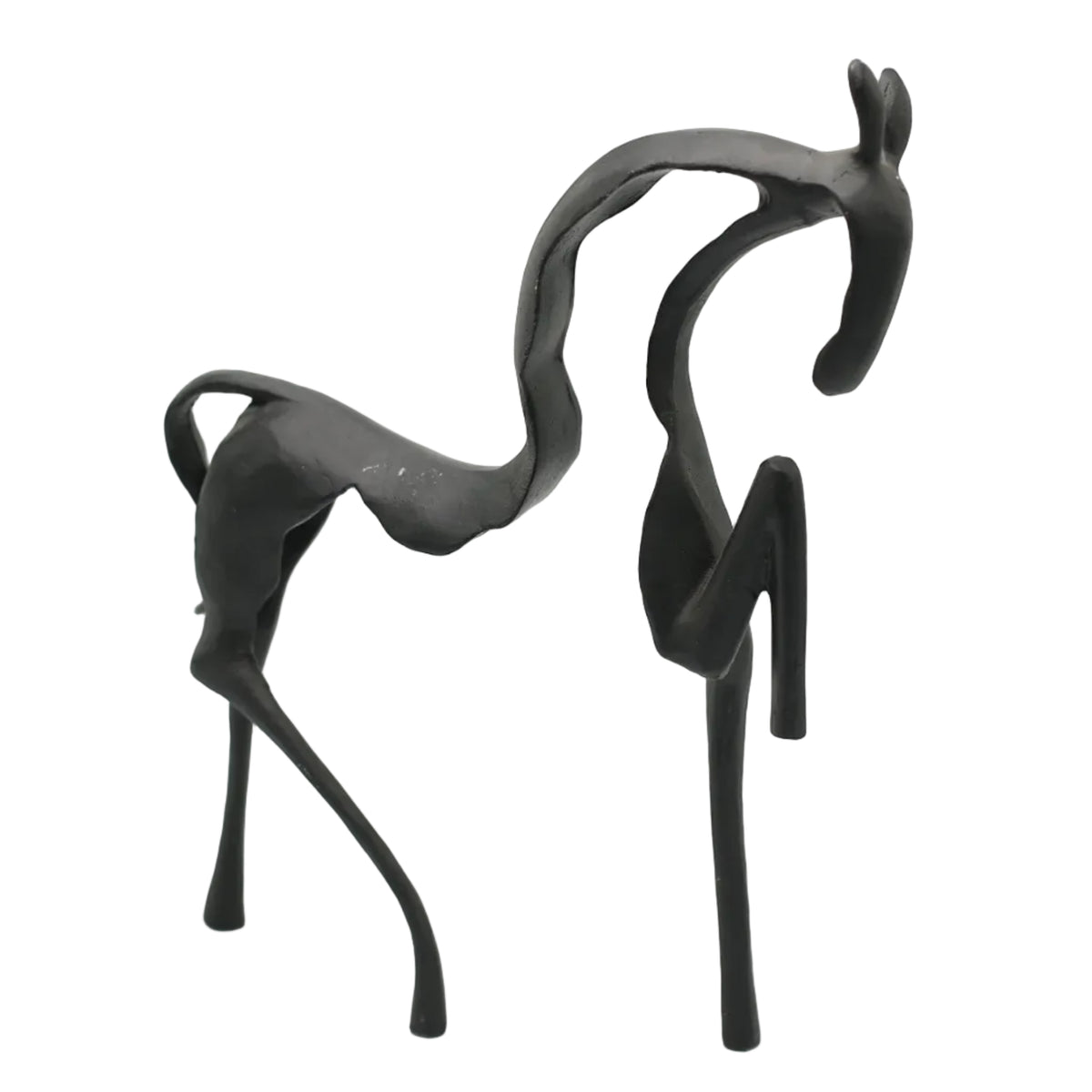 Metal Horse Sculpture Black at Zubaidas Homestore - The Largest Collection of Decor In Pakistan