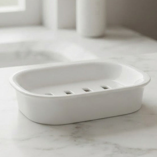 Micronware Soap Dish White at Zubaidas Homestore