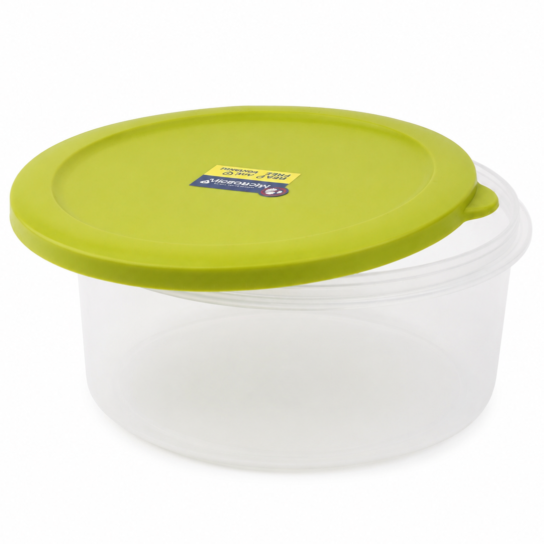 Micronware Super Lock Food Storage Container Round With Lid 1100ml at Zubaidas Homestore.The Biggest Home Shop in Pakistan