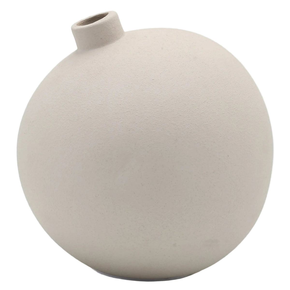 Minimalist Round Ceramic Decorative Ball Vase at Zubaidas Homestore Pakistan