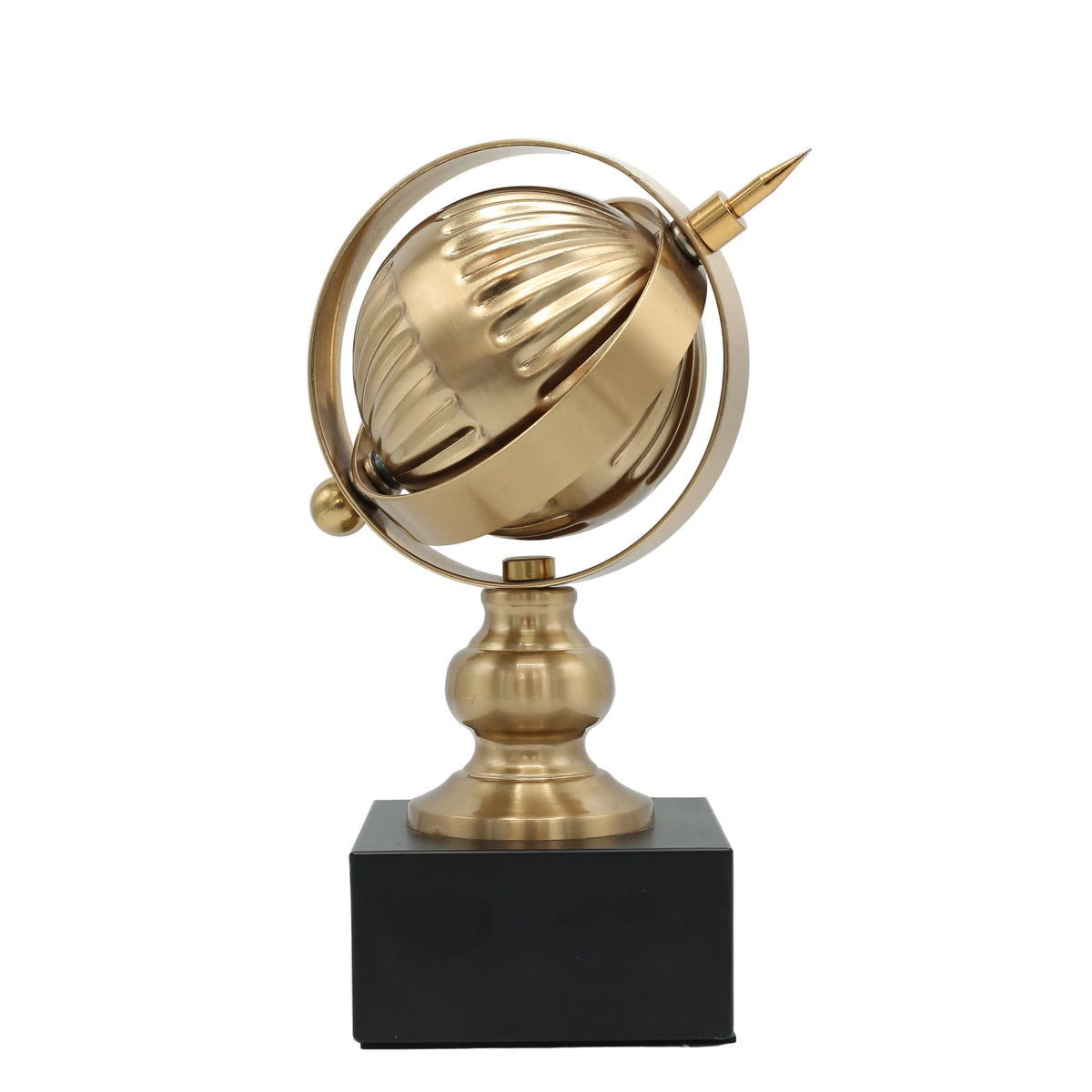 Modern Brass Globe Ornament at Zubaidas Homestore Pakistan