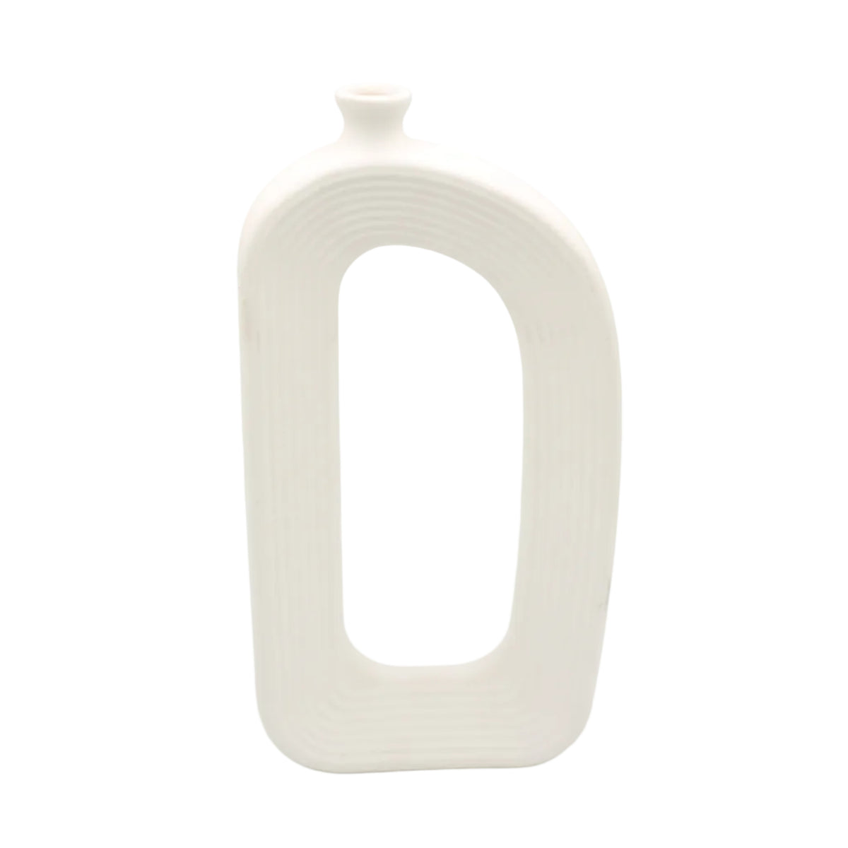 Modern Oval Hollow Ceramic Decorative Vase at Zubaidas Homestore - House of Largest Collection Of Decor In Pakistan