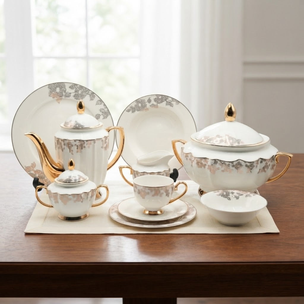More & More Johnson Bros Inspired Floral Dinner Set 65 Pieces at Zubaidas Homestore