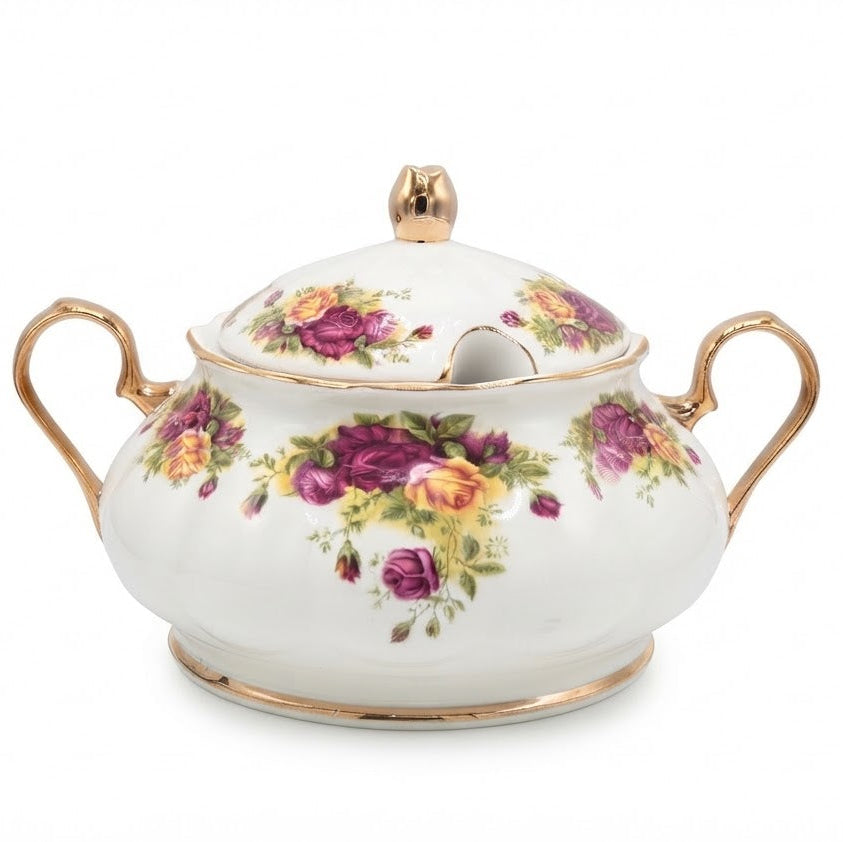 More & More Royal Albert Inspired Dinner Set 75 Pieces at Zubaidas Homestore. House of The Biggest Collection of Dinner Sets in Pakistan