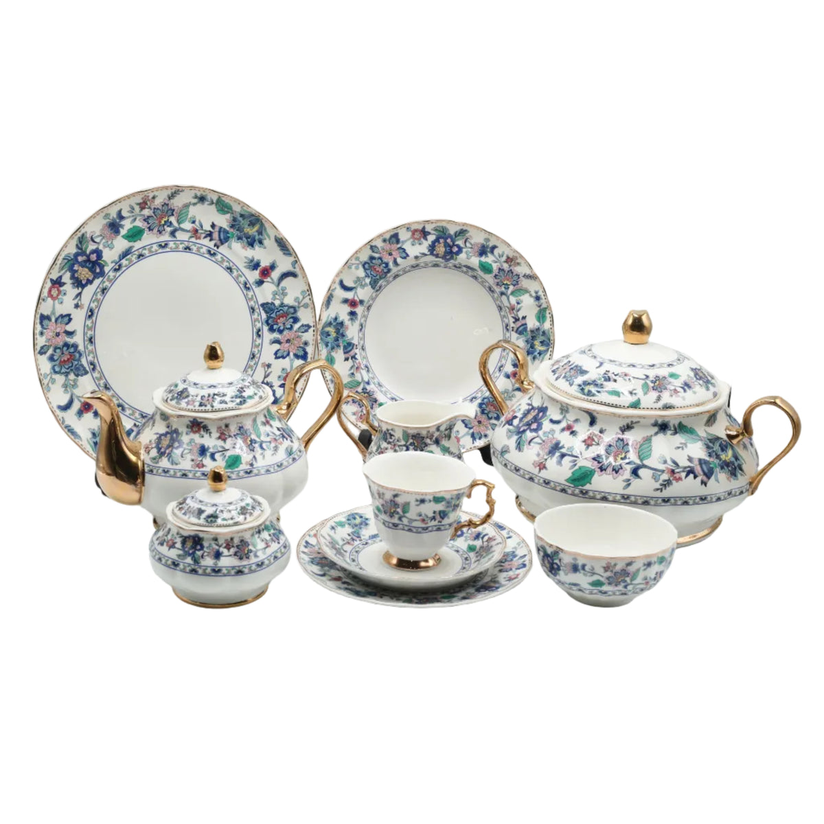 More & More Royal Albert Style Dinner Set 75 Pieces at Zubaidas Homestore Pakistan