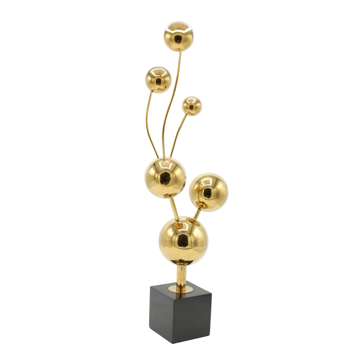 Multi Ball Brass Sculpture at Zubaidas Homestore Pakistan