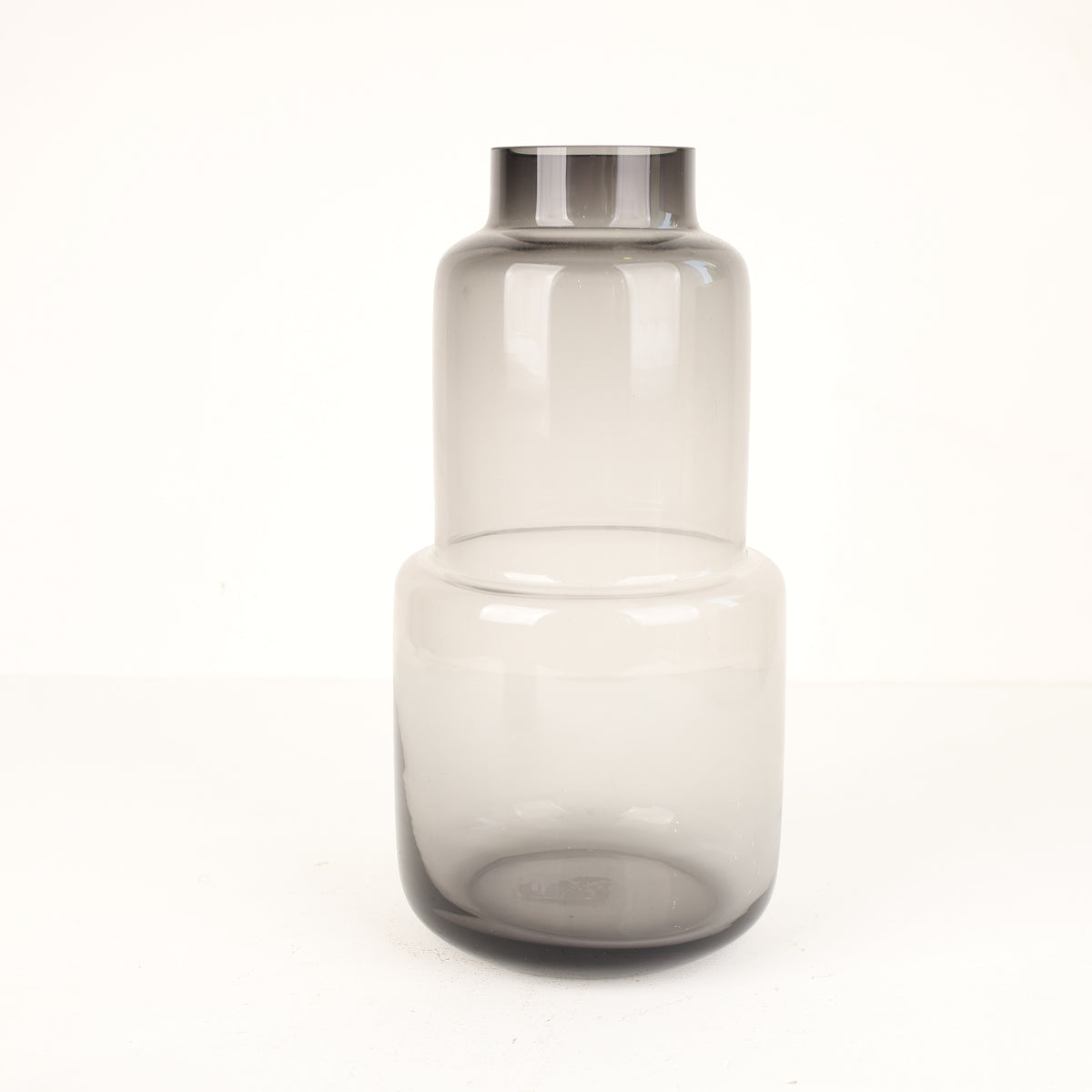 Natural Wooden and Glass Decorative Vase at Zubaidas Homestore Pakistan