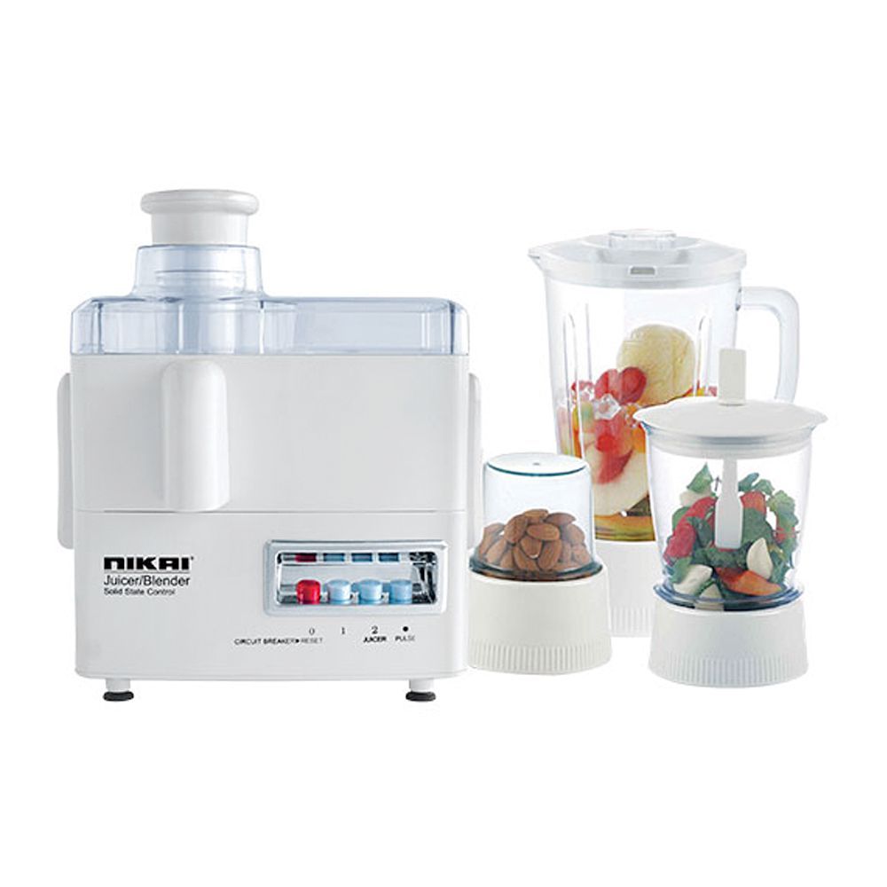 Nikai 4-In-1 Juicer, Blender, Grinder and Mincer 300W at Zubaidas The Biggest Home Shop in Pakistan