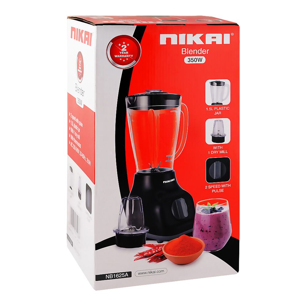 Nikai Blender with Grinder 2 in 1 at Zubaidas Homestore